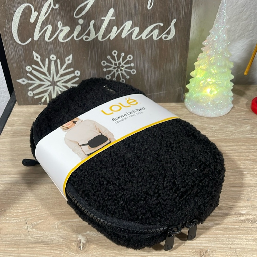 Fleece belt bag unisex
